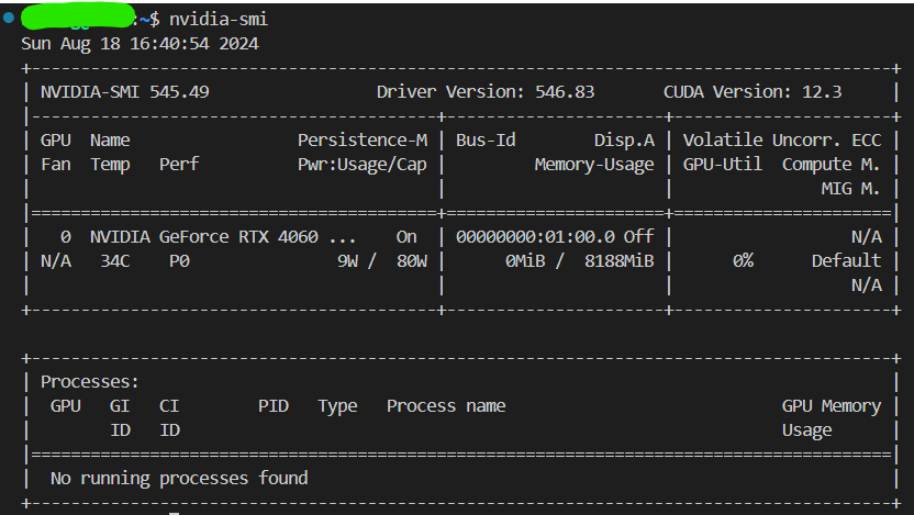 nvidia-smi